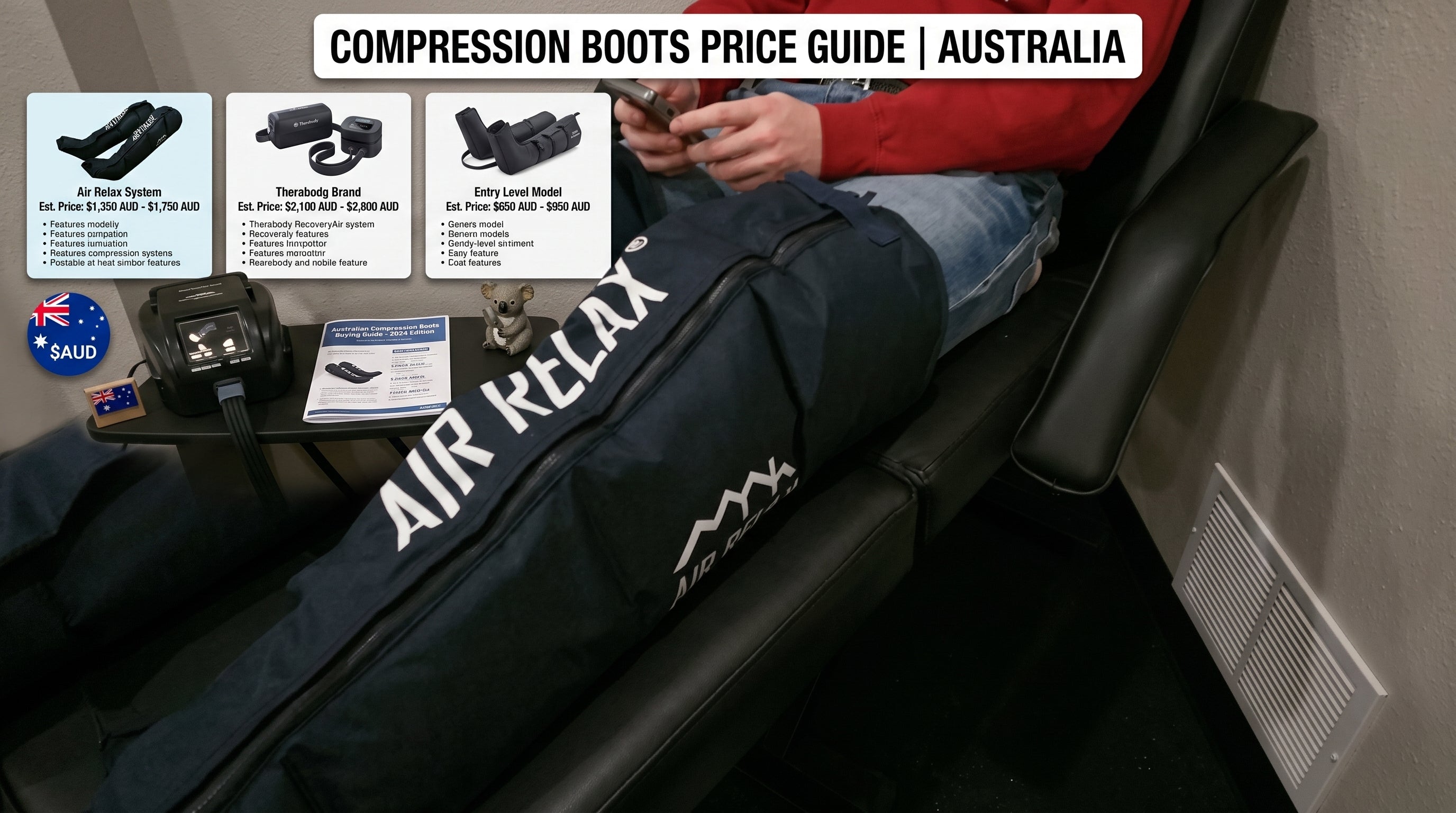 Compression Boots Price Guide Australia 2026: What Should You Actually Pay? - AirRelax Australia