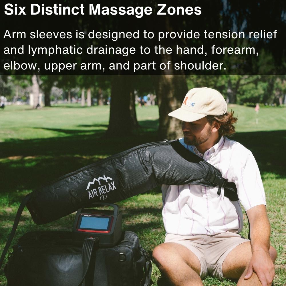 Air Relax Pro AR-4.0 arm sleeve attachment for upper body compression recovery