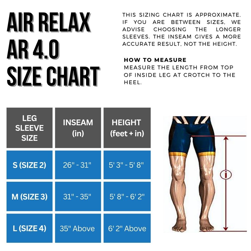 Air Relax Pro AR-4.0 leg recovery system complete kit
