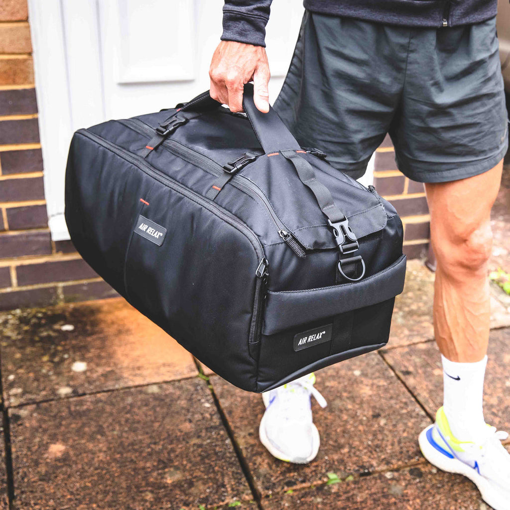 Air Relax carry case showing padded interior
